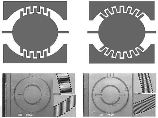 廣西科毅光開關核心組件：發(fā)散梳齒靜電驅(qū)動MEMS微鏡