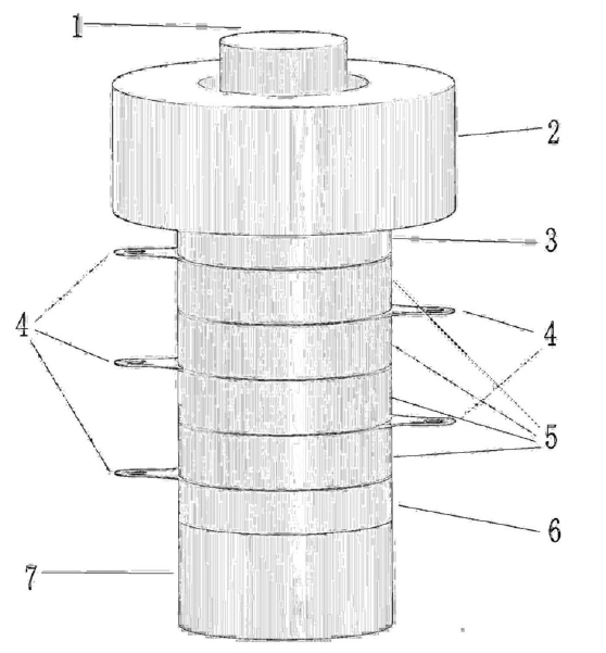 基于多層嵌套壓電堆的加速度傳感器結構圖 - 廣西科毅光通信