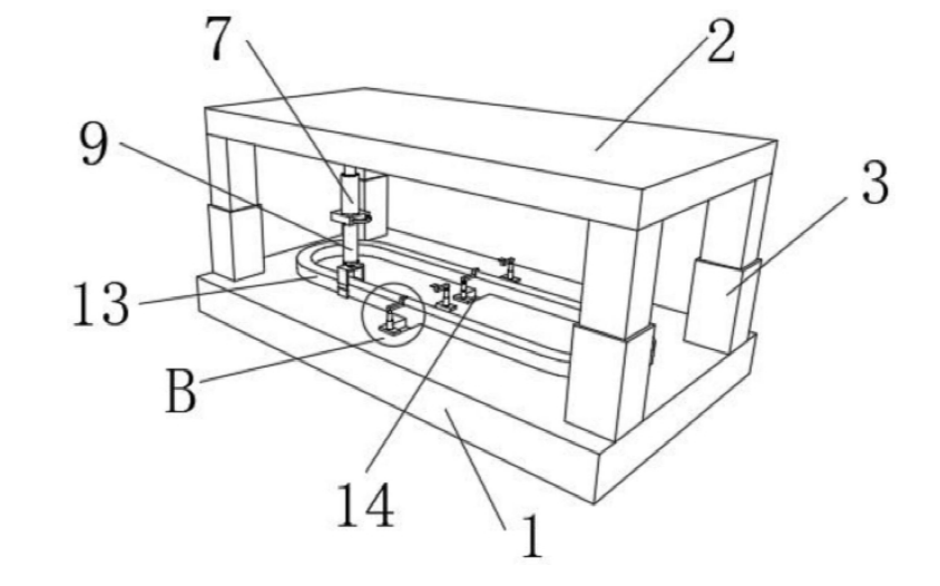 便攜式光纖跳線限位機構(gòu)（滑動槽+卡扣）整體示意圖 - 廣西科毅光通信
