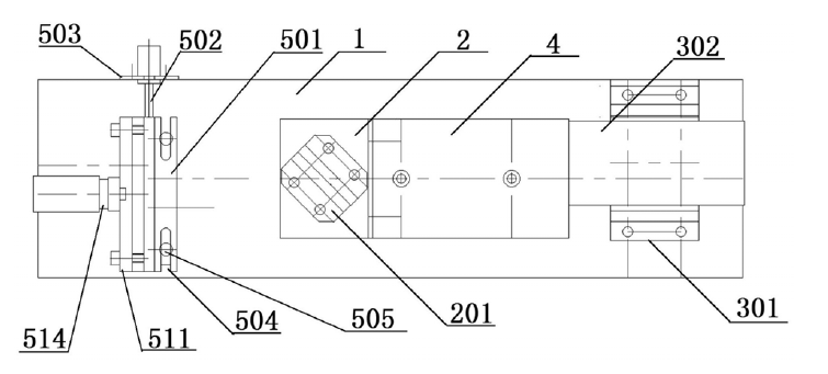 二氧化碳激光與可見光切換機械開關(guān)整體結(jié)構(gòu)俯視圖 - 廣西科毅光通信 二氧化碳激光與可見光切換機械開關(guān)整體結(jié)構(gòu)俯視圖 - 廣西科毅光通信